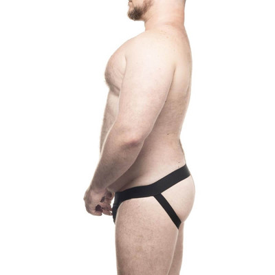 Cueca JockStrap Tapa Sexo com Anel Peniano - Steves Designer Big Man | Plus Size