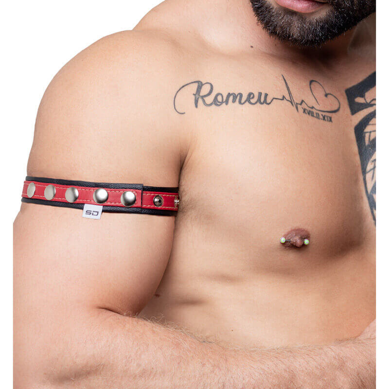 Bracelete Masculino em Couro - Steves Designer | Disponível em 3 Cores - 1
