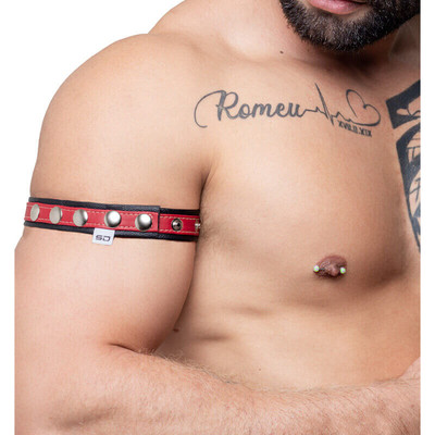 Bracelete Masculino em Couro - Steves Designer | Disponível em 3 Cores