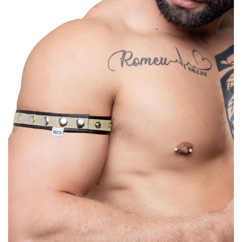 Bracelete Masculino em Couro - Steves Designer | Disponível em 3 Cores - 3