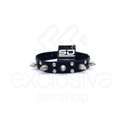 Steves Designer - Choker com Spikes