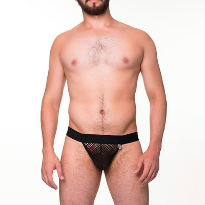 Cueca em Arrastão com Abertura nas Nádegas - Steves Designer | Tamanho Único