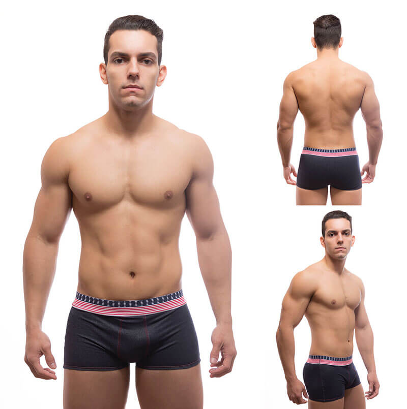 Steves Designer - Cueca Boxer Americana Jeans - 1