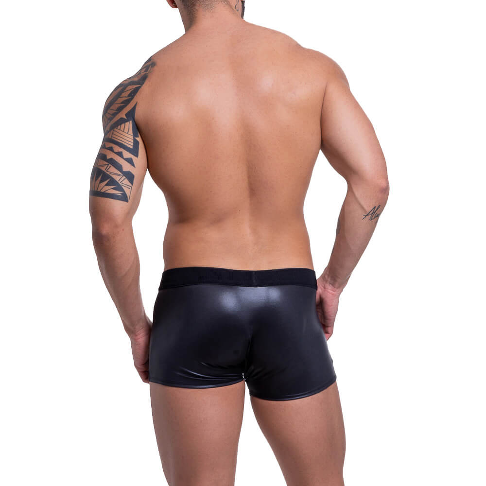 Steves Designer - Cueca Boxer em Cirrê com Bojo Frontal Aberto - Tamanho Único - 3