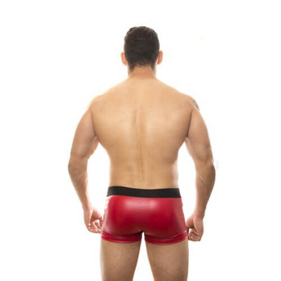 Foto 2 do produto Steves Designer - Cueca Boxer em Cirrê | Cor: Vermelho