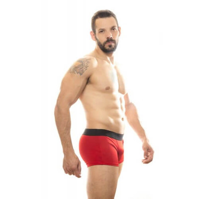Foto 3 do produto Steves Designer - Cueca Boxer  | Cor: Vermelho