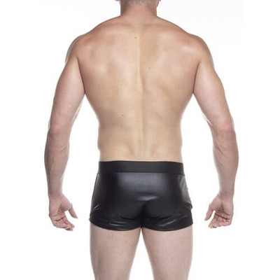 Foto 2 do produto Steves Designer - Cueca Boxer em Tule Transparente | Cor: Preto