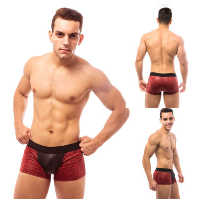 Foto 1 do produto Steves Designer - Cueca Boxer Oncinha Vermelha