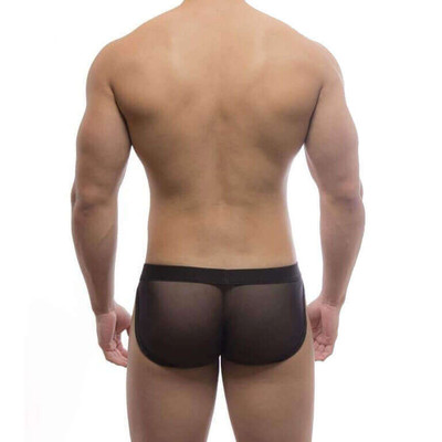 Steves Designer - Cueca Extra Cavada com Cirrê na Frente e Tule Atrás | Tamanho Único