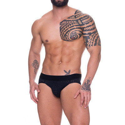 Foto 4 do produto Steves Designer - Cueca JockStrap em Arrastão | Disponível em 3 Cores