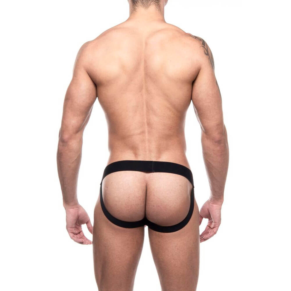 Steves Designer - Cueca JockStrap Básica em Tecido Confortável | Cor: Preto - 3