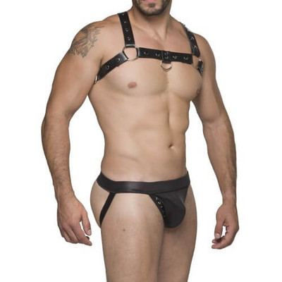 Foto 2 do produto Steves Designer - Cueca JockStrap em Cirrê