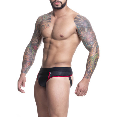 Foto 2 do produto Steves Designer - Cueca JockStrap em Cirrê Trabalhado | Tamanho Único