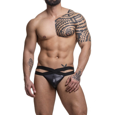 Cueca JockStrap com Elástico Duplo Frontal Aberto - Steves Designer | Tamanho Único | Disponível em 3 Cores