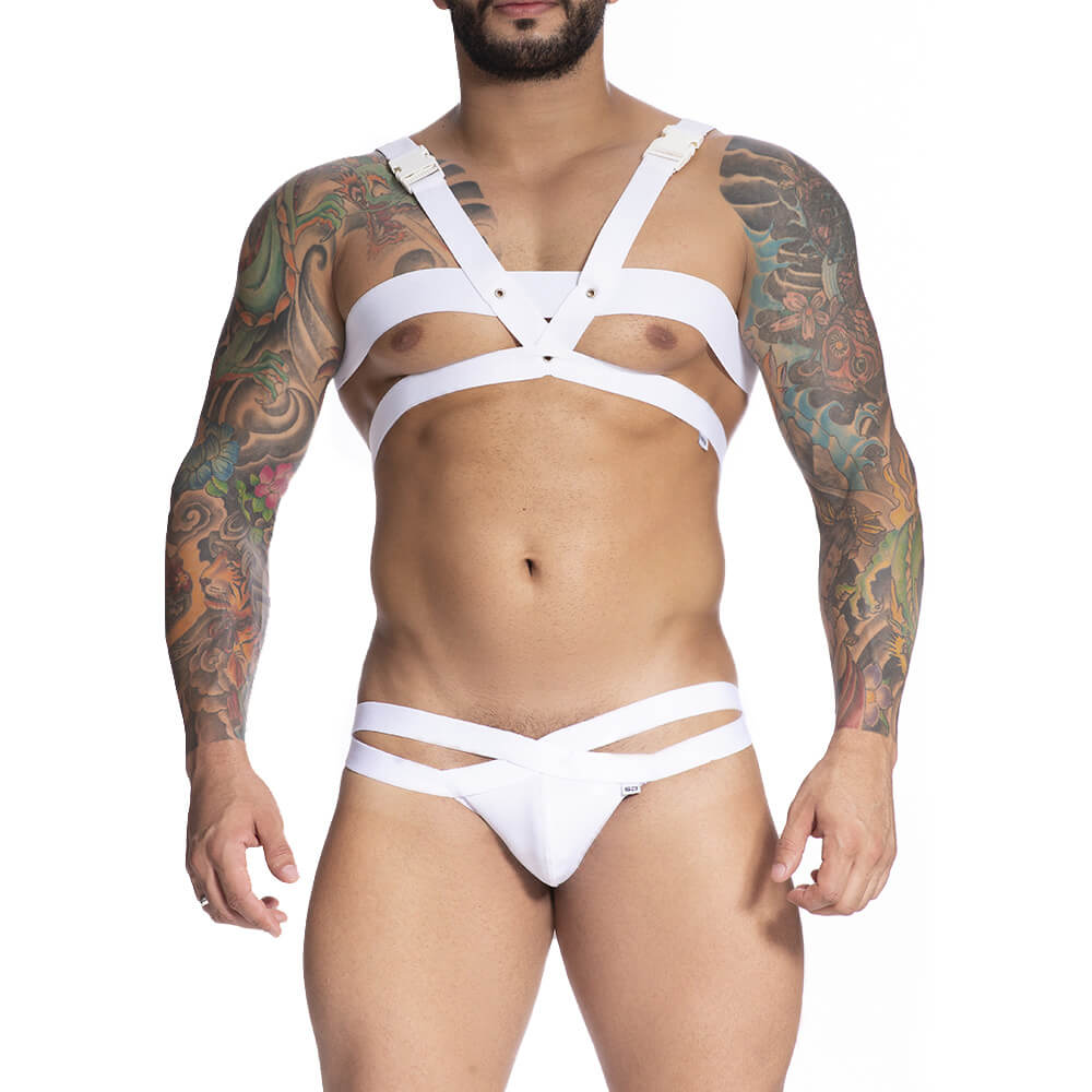 Cueca JockStrap com Elástico Duplo Frontal Aberto - Steves Designer | Tamanho Único | Disponível em 3 Cores - 4