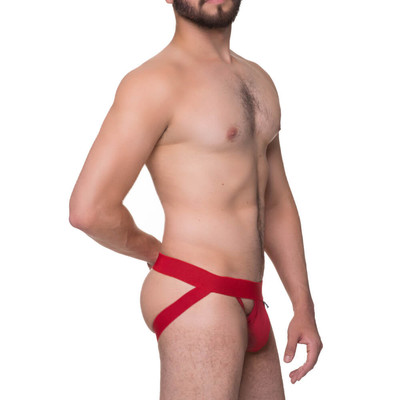 Foto 7 do produto Steves Designer - Cueca JockStrap Tapa Sexo com Aberturas nas Laterais | Disponível em 3 Cores