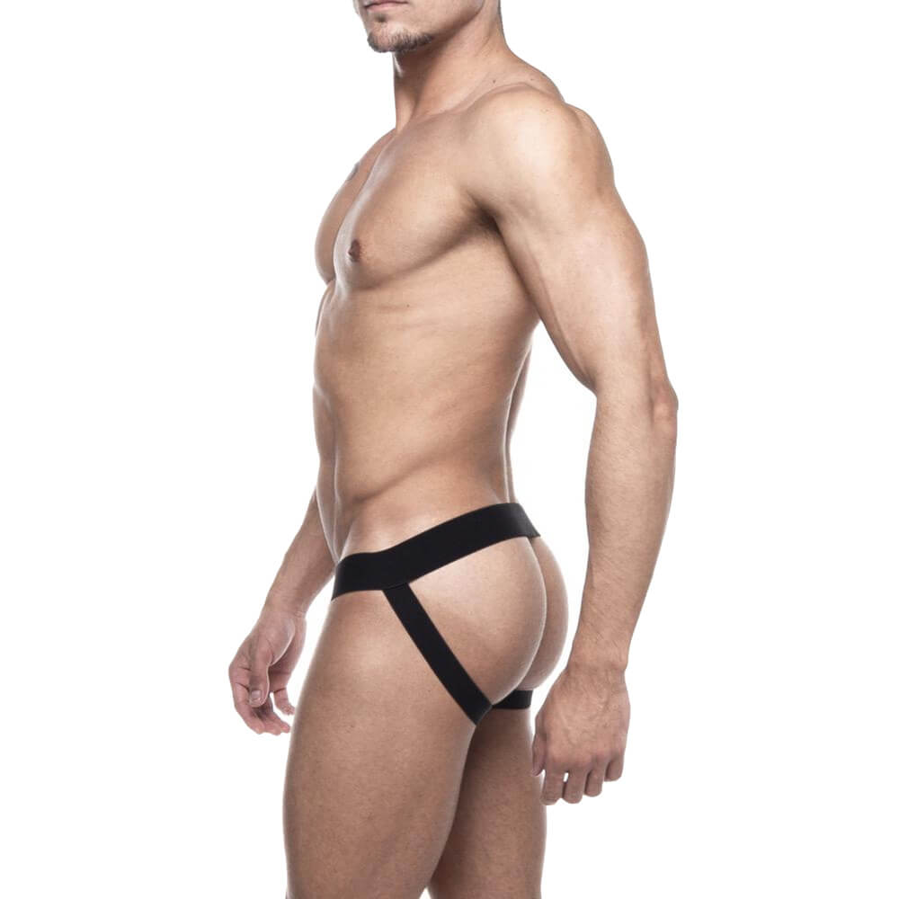 Cueca JockStrap Tapa Sexo em Arrastão - Steves Designer | Tamanho Único | Disponível em 3 Cores - 6