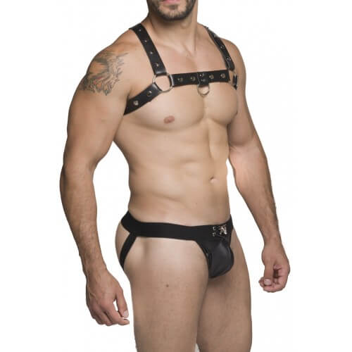 Steves Designer - Cueca JockStrap Tapa Sexo Caveira - 2