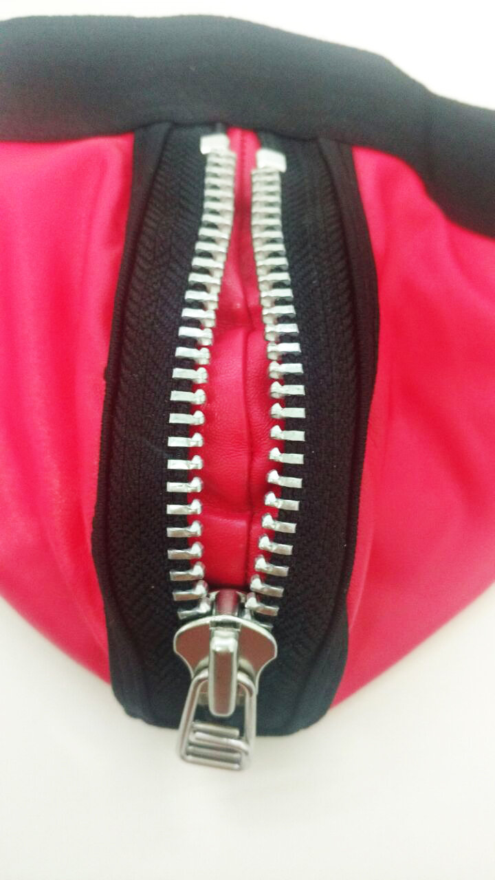 Steves Designer - Cueca JockStrap Tapa Sexo com Detalhe de Zíper | Cor: Vermelho com Detalhe Preto - 4