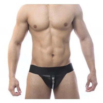 Foto 3 do produto Cueca Jock Strap Tapa Sexo com Detalhe de Zíper - Steves Designer | Tamanho Único | Disponível em 2 Cores