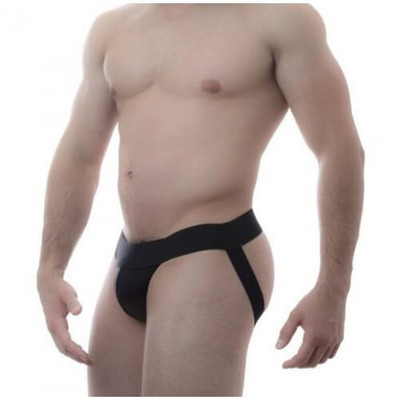 Steves Designer - Cueca Jockstrap Tapa Sexo com Enchimento