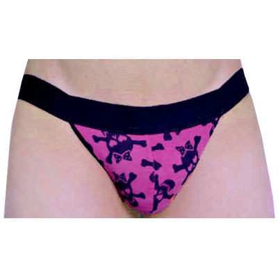 Foto 1 do produto Steves Designer - Cueca JockStrap Tapa Sexo com Estampa de Caveira