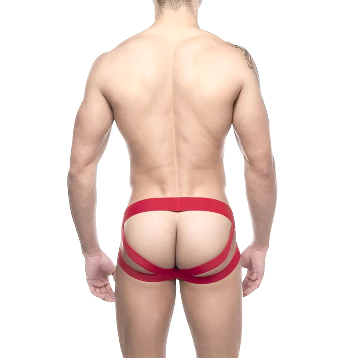 Cueca JockStrap Tapa Sexo com Faixa Dupla - Steves Designer | Tamanho Único | Disponível em 3 Cores - 8