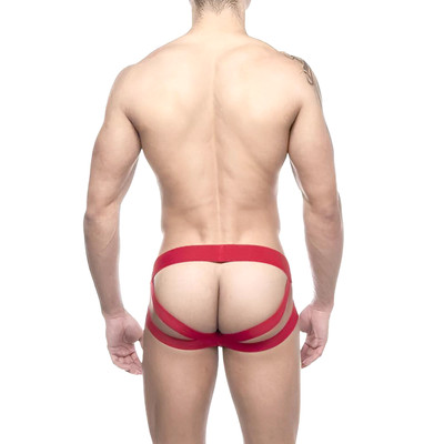 Cueca JockStrap Tapa Sexo com Faixa Dupla - Steves Designer | Tamanho Único | Disponível em 3 Cores