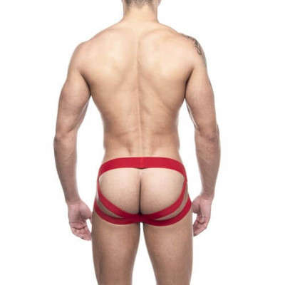 Steves Designer - Cueca JockStrap Tapa Sexo com Faixa Dupla | Disponível em 3 Cores