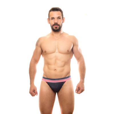 Foto 1 do produto Steves Designer - Cueca JockStrap Tapa Sexo Imitando Jeans