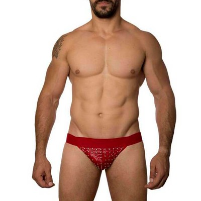Cueca Jock Strap Tapa Sexo com Rebites - Steves Designer | Tamanho Único | Disponível em 2 Cores
