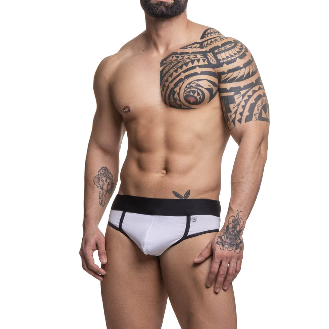 Cueca Slip com Elástico nas Nádegas - Steves Designer | Tamanho Único | Disponível em 3 Cores - 2