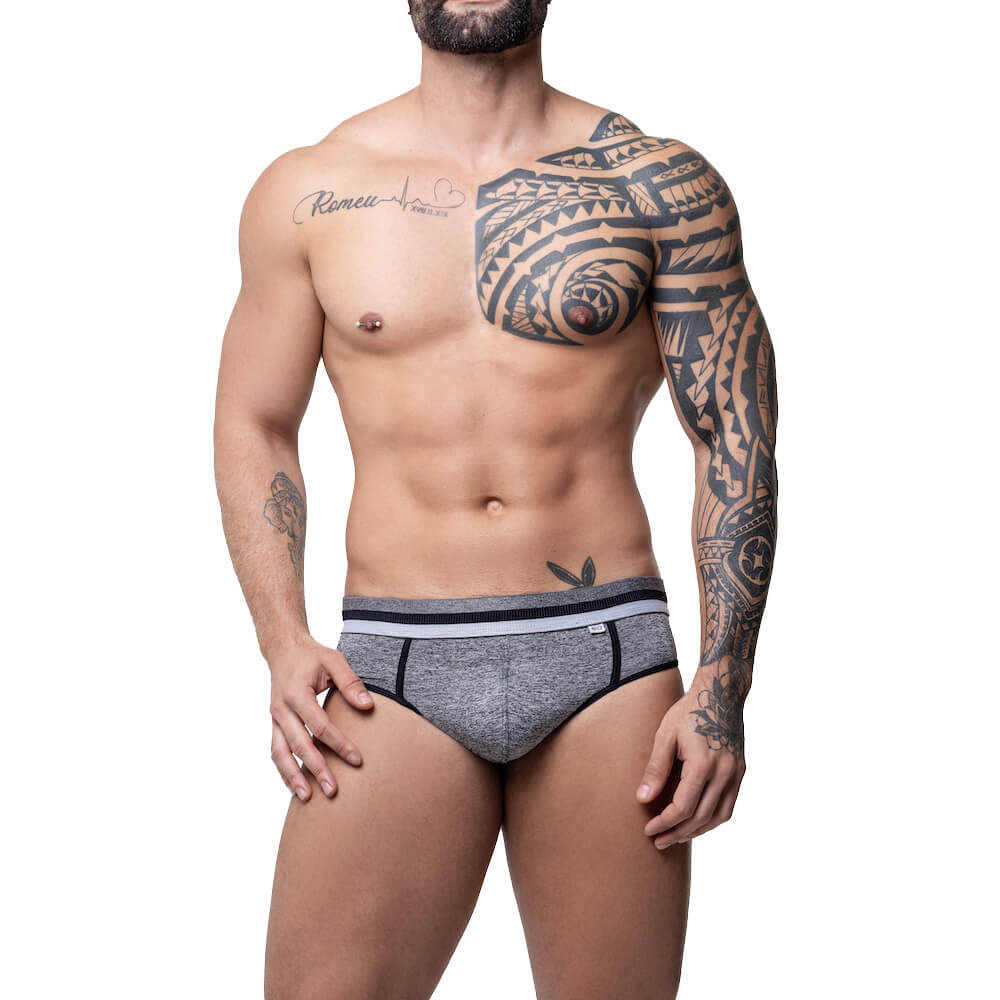 Cueca Slip com Elástico nas Nádegas - Steves Designer | Tamanho Único | Disponível em 3 Cores - 7