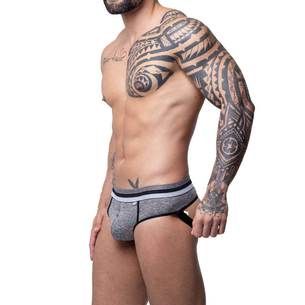 Cueca Slip com Elástico nas Nádegas - Steves Designer | Tamanho Único | Disponível em 3 Cores - 8