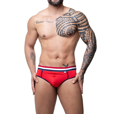 Foto 4 do produto Cueca Slip com Elástico nas Nádegas - Steves Designer | Tamanho Único | Disponível em 3 Cores