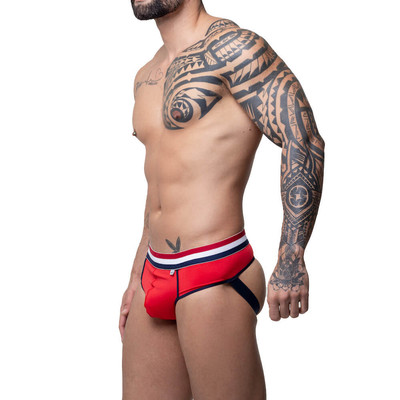 Foto 5 do produto Cueca Slip com Elástico nas Nádegas - Steves Designer | Tamanho Único | Disponível em 3 Cores
