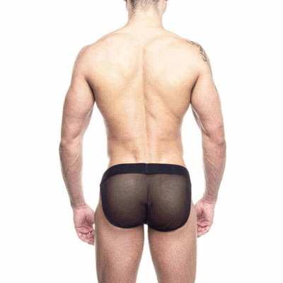 Foto 3 do produto Cueca Slip Extra Cavada em Tule Transparente - SD Clothing | Tamanho Único | Disponível em 2 Cores