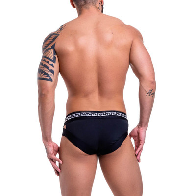 Foto 4 do produto Cueca Sunga Grega com Elástico Duplo Estampado - Steves Designer | Tamanho Único