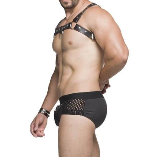 Steves Designer - Cueca Sungão em Cirrê com Caveira - 2