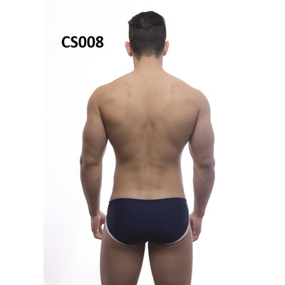 Foto 3 do produto Steves Designer - Cueca Sungão | Cor: Azul Marinho Com detalhe Vermelho e Branco