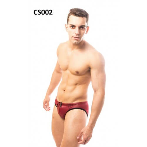 Steves Designer - Cueca Sungão com Cintura Ajustável | Cor: Vinho - 3