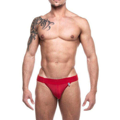Cueca JockStrap em Suplex Vermelho - Steves Designer | Tamanho Único