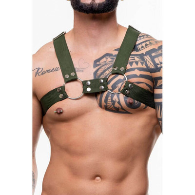 Foto 1 do produto Arreio Modelo H com Fivelas em Nylon - Steves Designer Harness | Tamanho Único