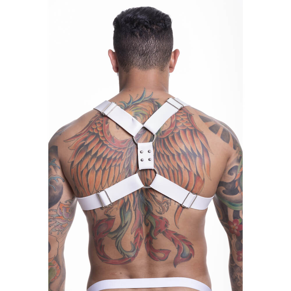 Harness em Couro Sintético com Fivelas - Steves Designer | Disponível em 3 Cores - 2