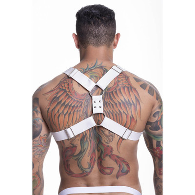 Foto 2 do produto Harness em Couro Sintético com Fivelas - Steves Designer | Disponível em 3 Cores