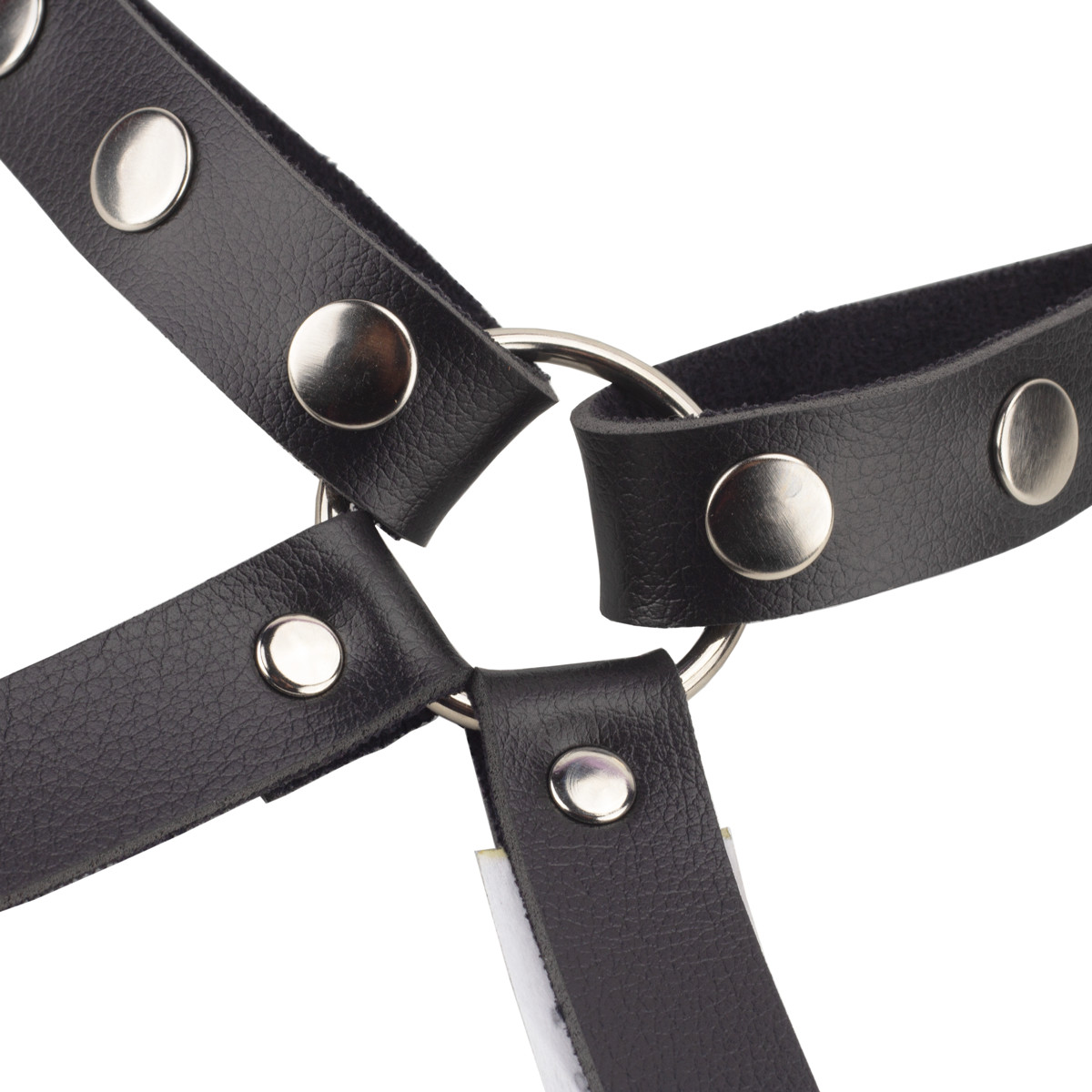 Harness de Perna em Couro Sintético com Fivelas e Mosquetão - Steves Designer | Tamanho Único - 3