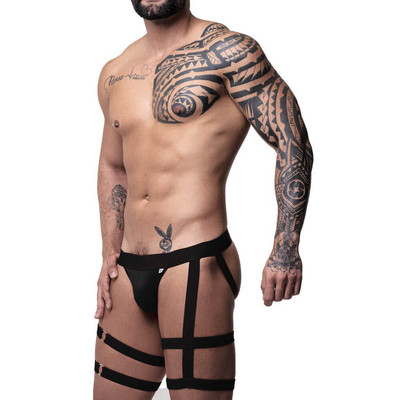 Foto 2 do produto Steves Designer SD Clothing - Cueca Jockstrap com Ligas - Tamanho Único