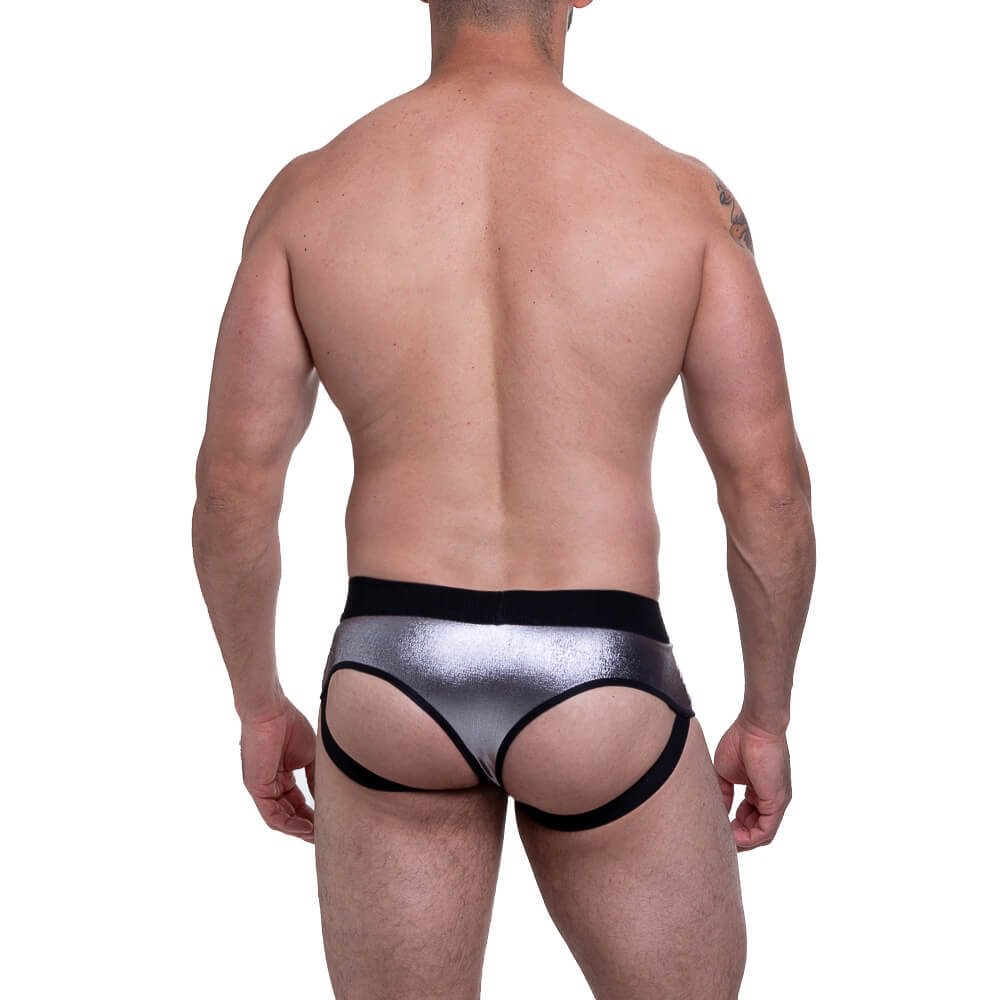 Sunga em Cirrê com Tiras Elásticas nas Nádegas - Steves Designer | Tamanho Único | Disponível em 3 Cores - 7