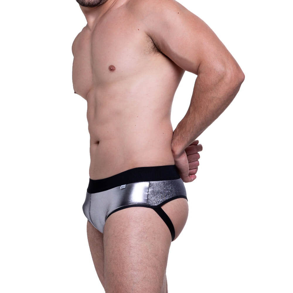 Sunga em Cirrê com Tiras Elásticas nas Nádegas - Steves Designer | Tamanho Único | Disponível em 3 Cores - 9