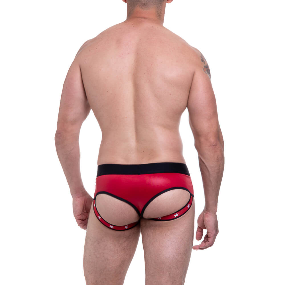 Sunga em Cirrê com Tiras Elásticas nas Nádegas - Steves Designer | Tamanho Único | Disponível em 3 Cores - 3